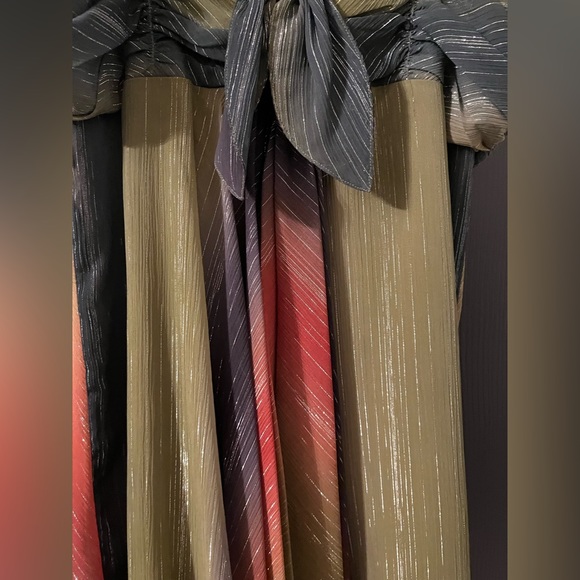 Beautiful multicolour empire waist strappy dress - Picture 4 of 4